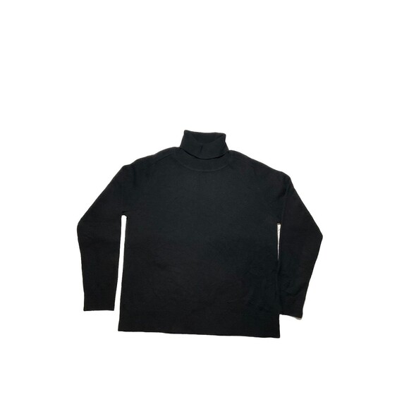 Quince Sweaters - Quince Women’s Black Mongolian Cashmere Turtleneck Sweater Sz L Large
